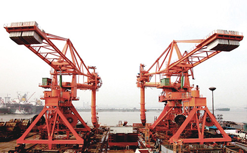 1500t小時連續(xù)式卸船機