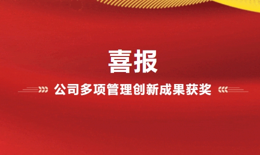 喜報！公司多項管理創(chuàng)新成果獲獎